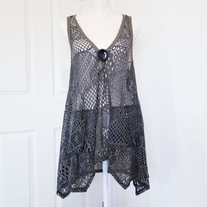 Lily by Firmiana lace crochet swimsuit cover